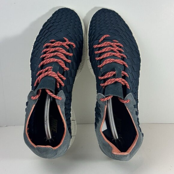 Nike Free Inneva Woven Mens Size 11.5 Blue Athletic Sneakers 579916-444 - Picture 5 of 8
